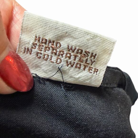 VTG 80s 90s BLACK GOLD AFRICAN PRINT KAFTAN MU MU HOUSE DRESS MAGIC PLUS SZ OS - Picture 6 of 6